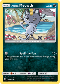 Meowth de Alola - Pokémon TCG - MoxLand