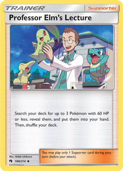 Aula do Professor Elm - Pokémon TCG - MoxLand