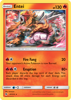 Entei - Pokémon TCG - MoxLand