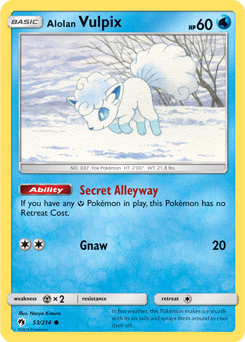 Vulpix de Alola - Pokémon TCG - MoxLand