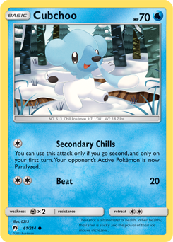 Cubchoo - Pokémon TCG - MoxLand