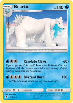 Beartic - Pokémon TCG - MoxLand