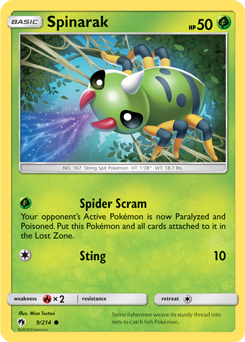 Spinarak - Pokémon TCG - MoxLand