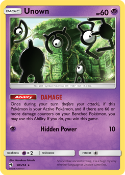 Unown - Pokémon TCG - MoxLand