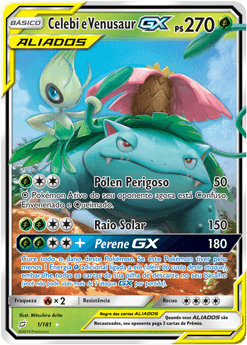 Celebi e Venusaur GX - Pokémon TCG - MoxLand