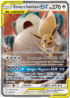 Eevee e Snorlax - Pokémon TCG - MoxLand