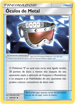 Óculos de Metal - Pokémon TCG - MoxLand