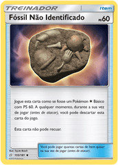 Fóssil Não Indentificado - Pokémon TCG - MoxLand