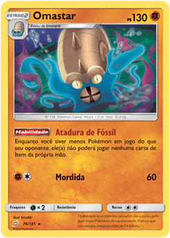 Omastar - Pokémon TCG - MoxLand