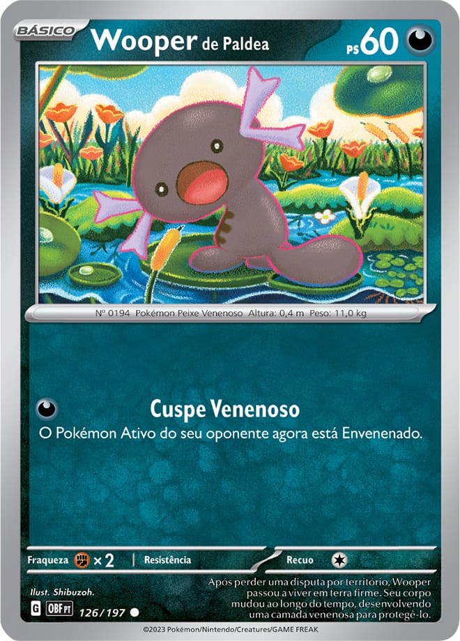 Wooper de Paldea - Pokémon TCG - MoxLand