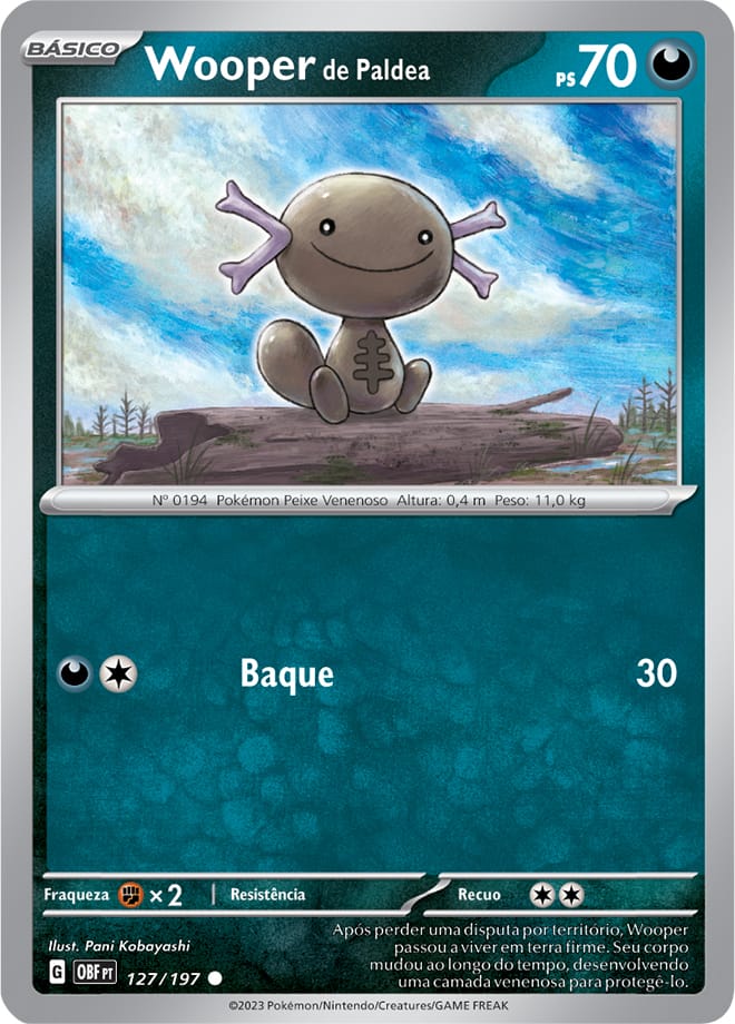 Wooper de Paldea - Pokémon TCG - MoxLand