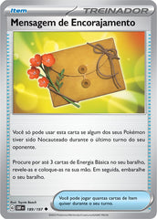 Mensagem de Encorajamento - Pokémon TCG - MoxLand