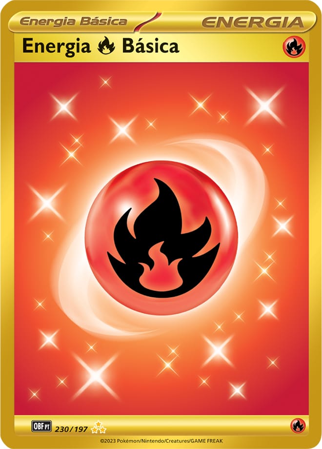 Energia de Fogo - Pokémon TCG - MoxLand