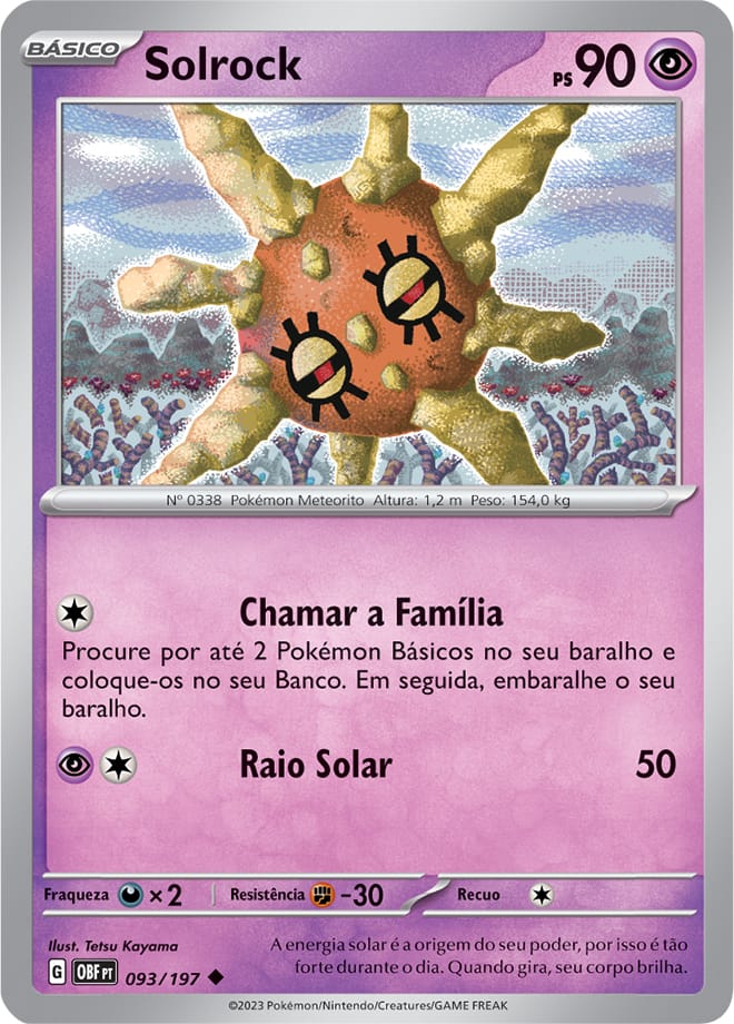 Solrock - Pokémon TCG - MoxLand