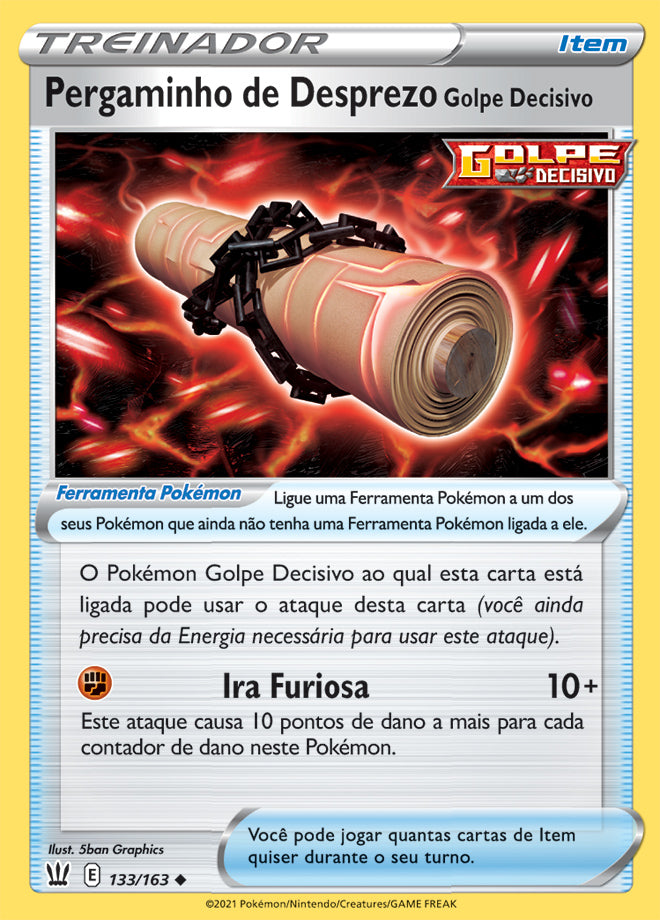 Pergaminho de Desprezo Golpe Decisivo - Pokémon TCG - MoxLand