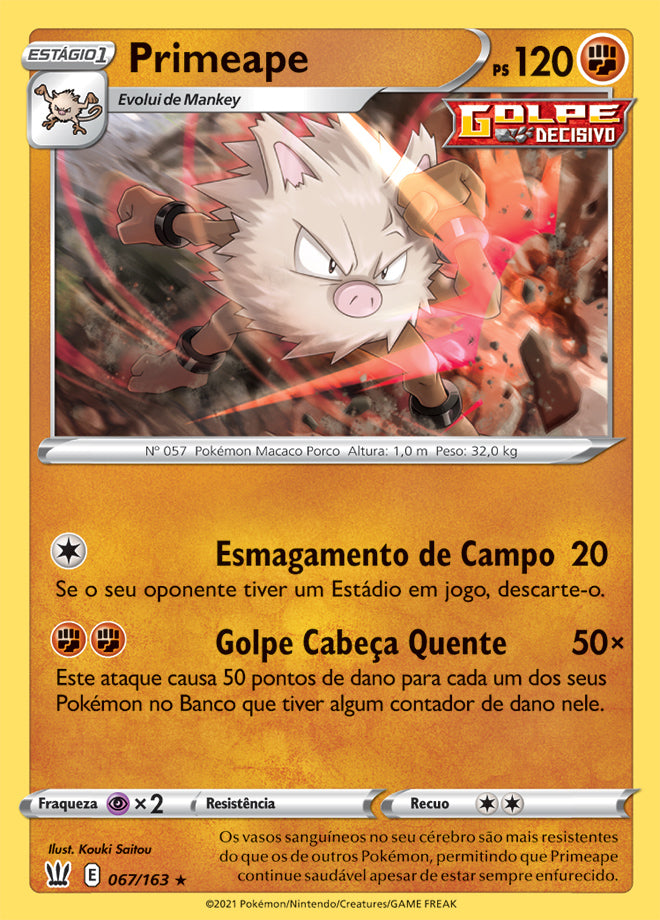 Primeape - Pokémon TCG - MoxLand