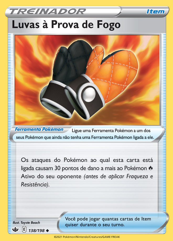 Luvas à Prova de Fogo - Pokémon TCG - MoxLand