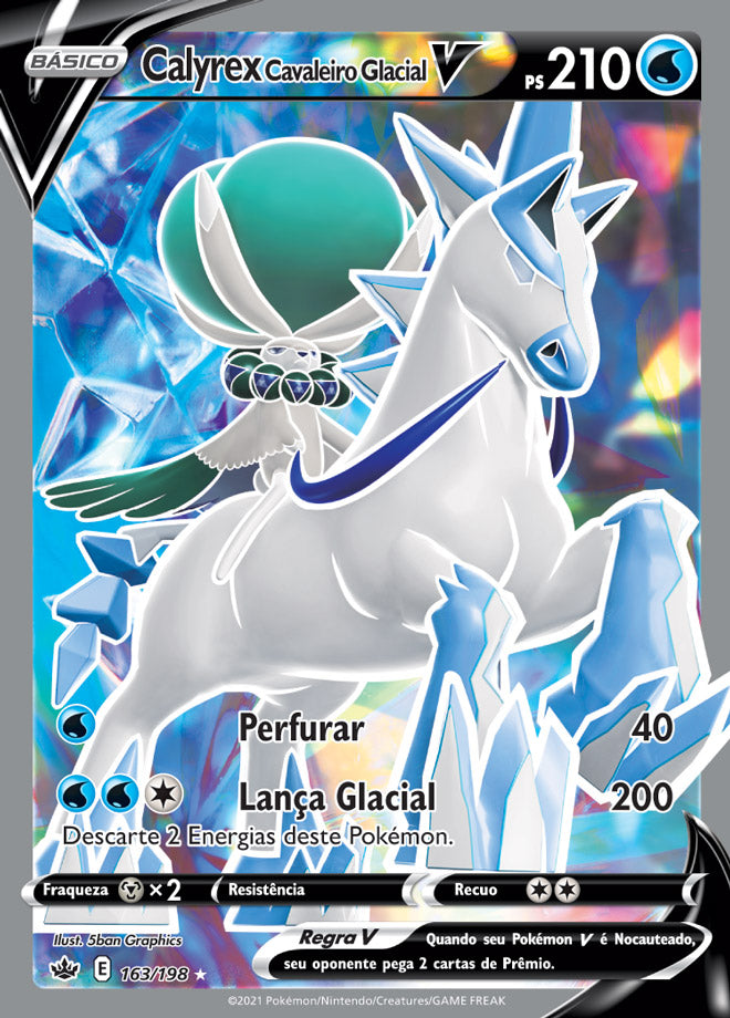 Calyrex Cavaleiro Glacial V - Pokémon TCG - MoxLand