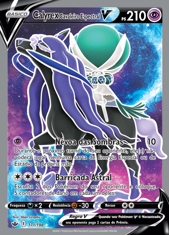 Calyrex Cavaleiro Espectral V - Pokémon TCG - MoxLand