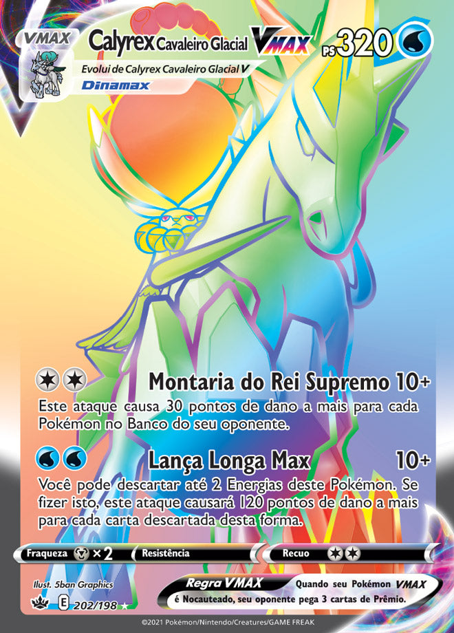 Calyrex Cavaleiro Glacial VMAX - Pokémon TCG - MoxLand