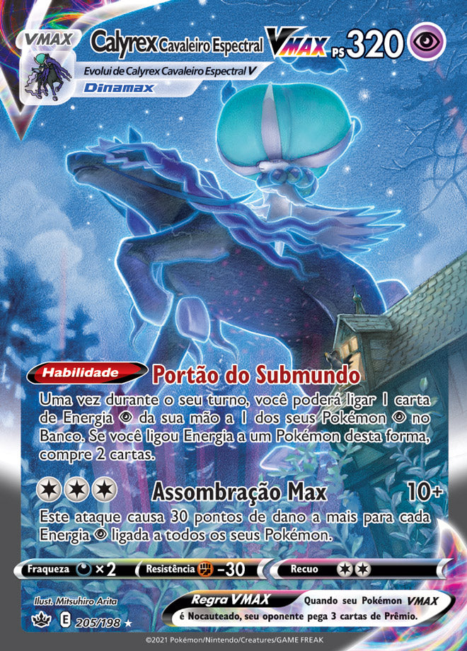 Calyrex Cavaleiro Espectral VMAX - Pokémon TCG - MoxLand