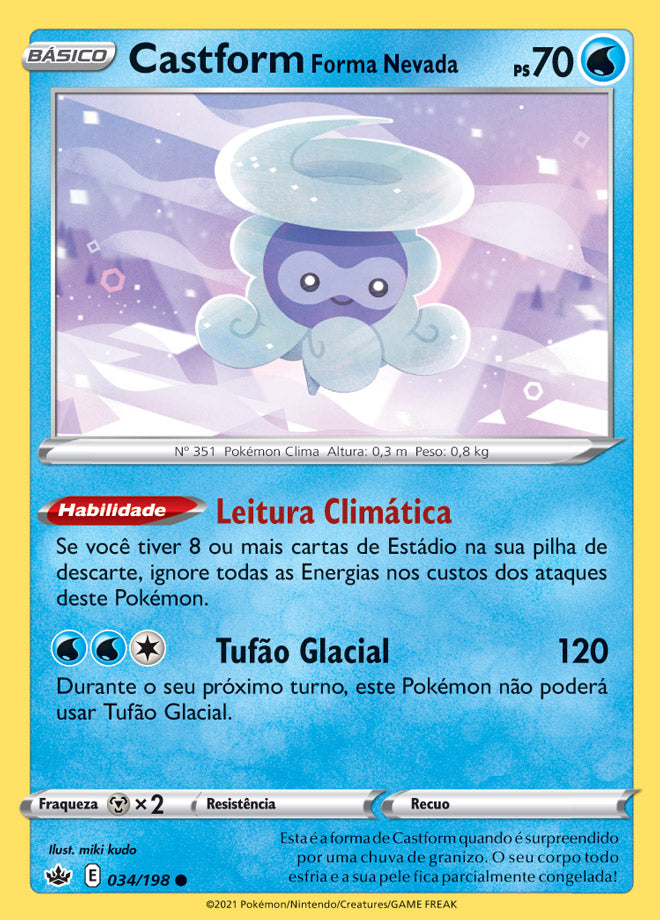 Castform Forma Nevada - Pokémon TCG - MoxLand