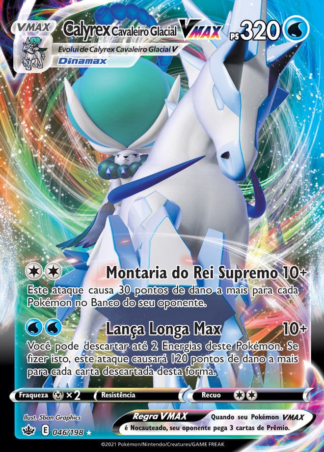 Calyrex Cavaleiro Glacial VMAX - Pokémon TCG - MoxLand