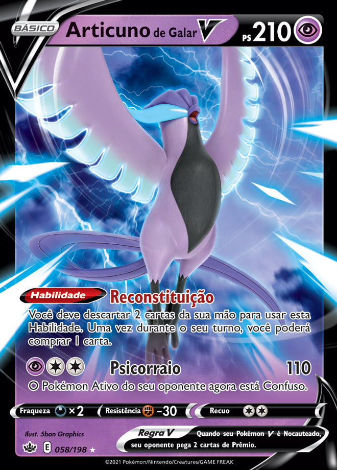 Articuno de Galar V - Pokémon TCG - MoxLand