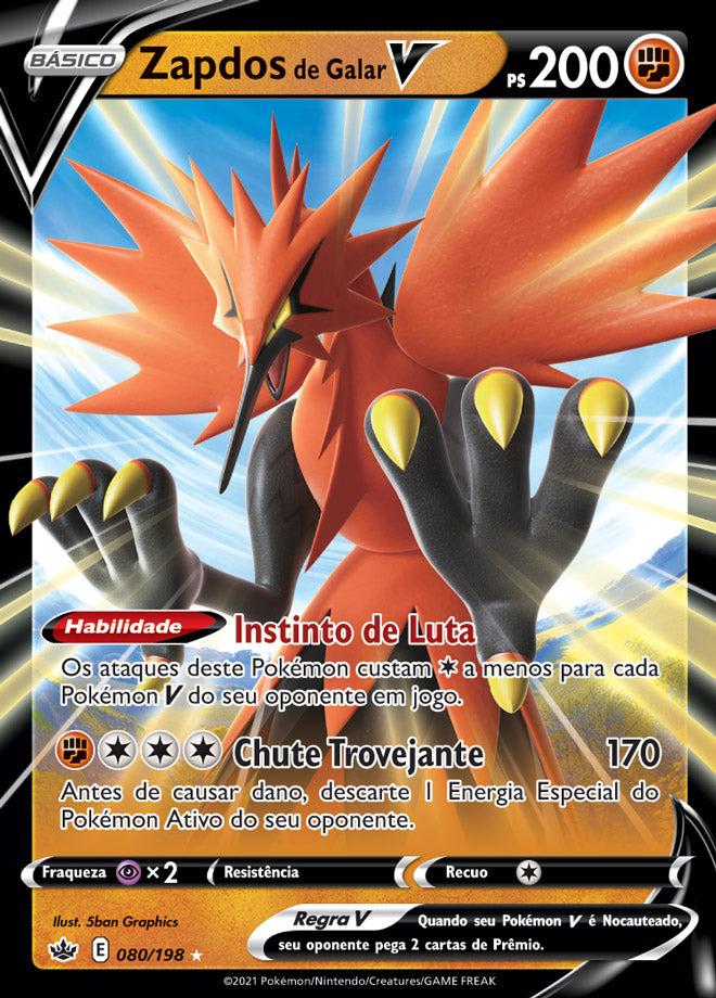 Zapdos de Galar V - Pokémon TCG - MoxLand