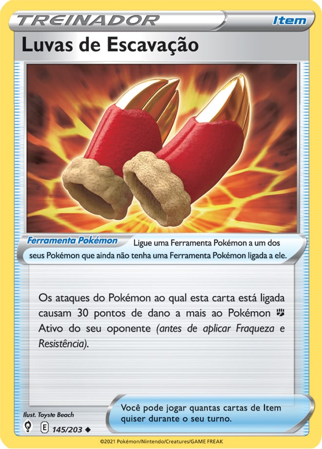 Luvas de Escavação - Pokémon TCG - MoxLand