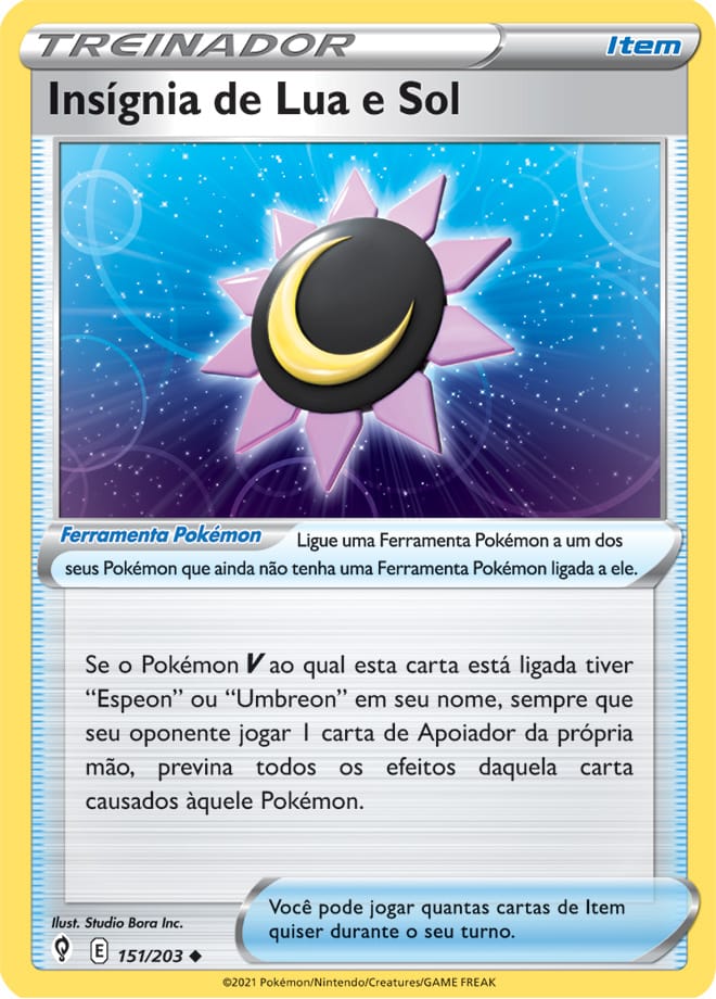 Insígnia de Lua e Sol - Pokémon TCG - MoxLand