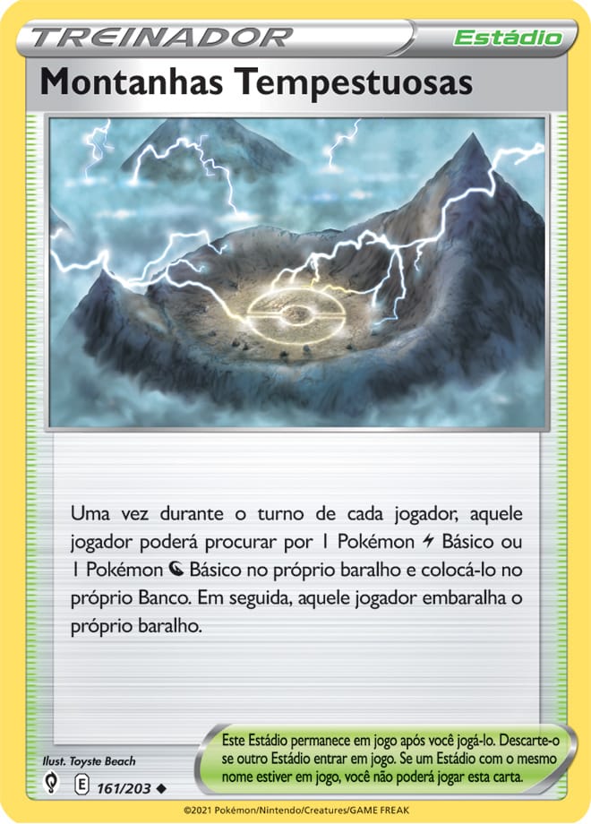 Montanhas Tempestuosas - Pokémon TCG - MoxLand