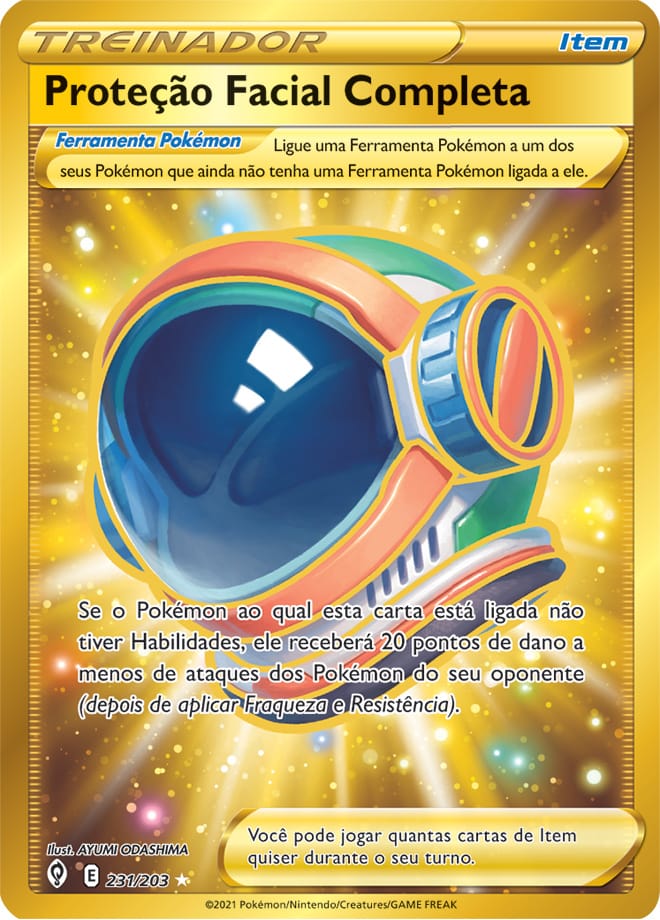 Proteção Facial Completa - Pokémon TCG - MoxLand