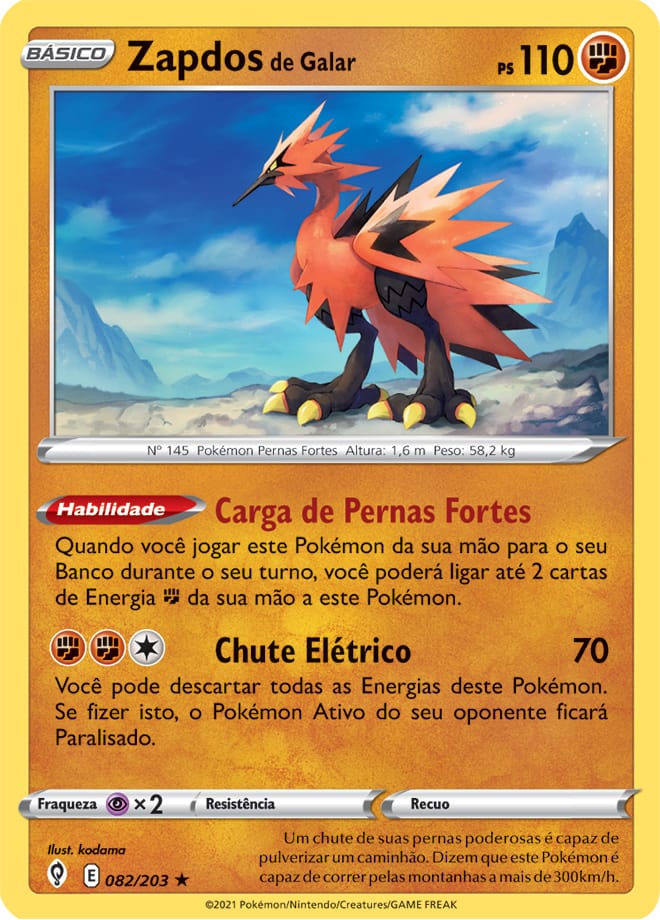 Zapdos de Galar - Pokémon TCG - MoxLand