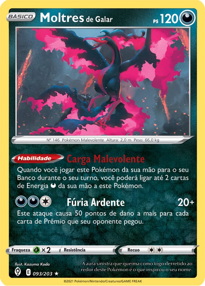 Moltres de Galar - Pokémon TCG - MoxLand