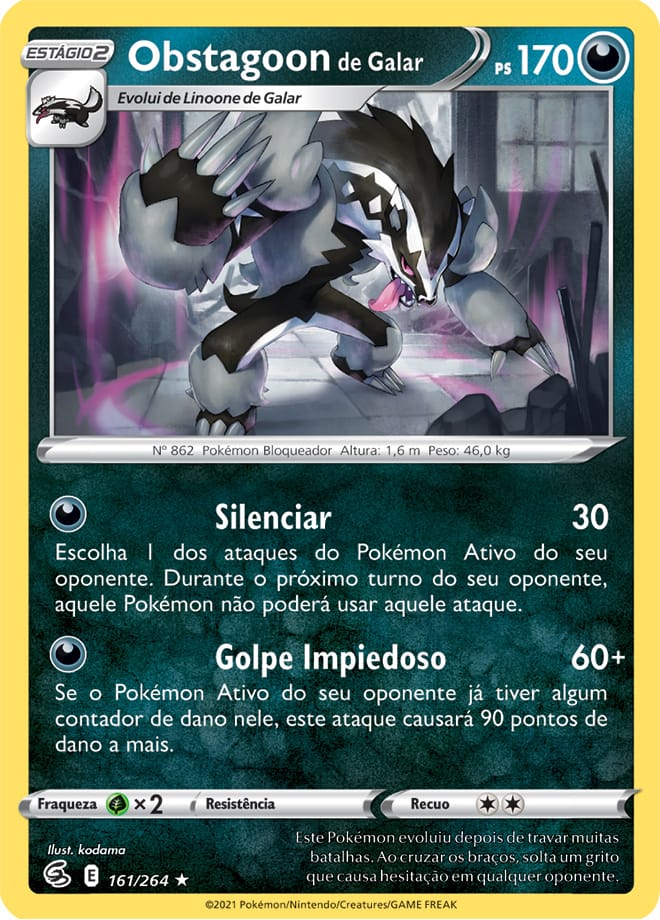 Obstagoon de Galar - Pokémon TCG - MoxLand