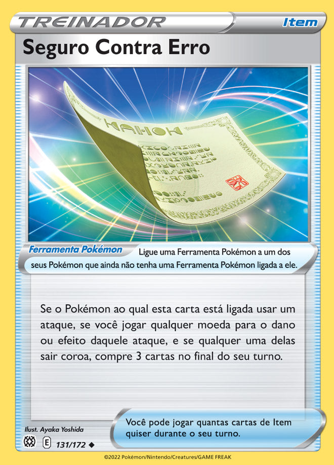 Seguro Contra Erro - Pokémon TCG - MoxLand