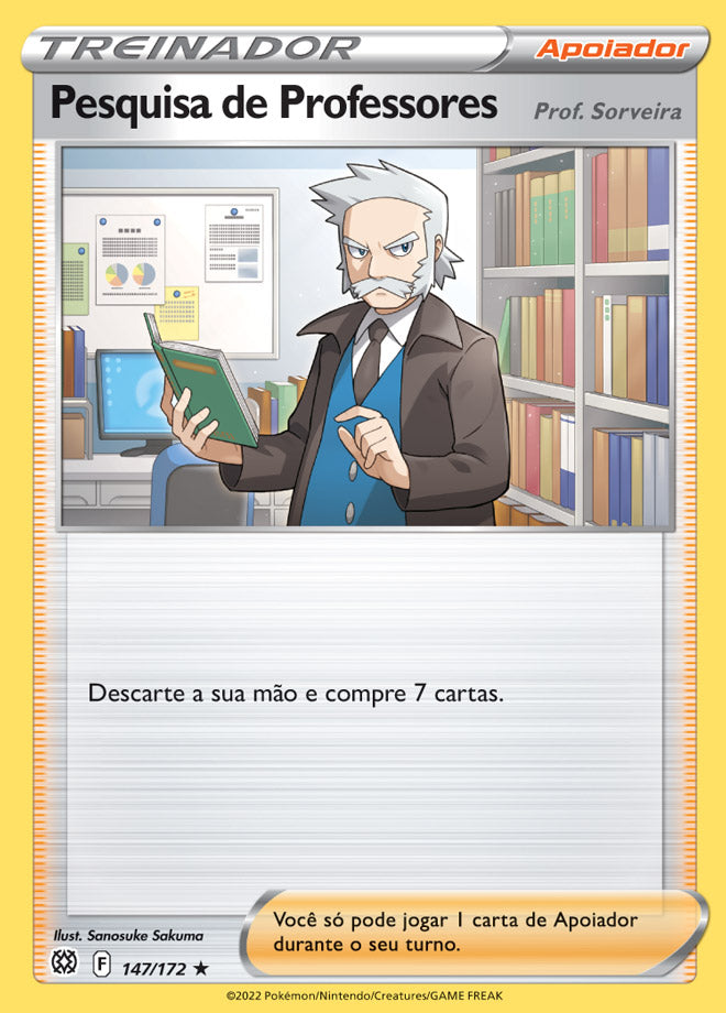 Pesquisa de Professores - Pokémon TCG - MoxLand