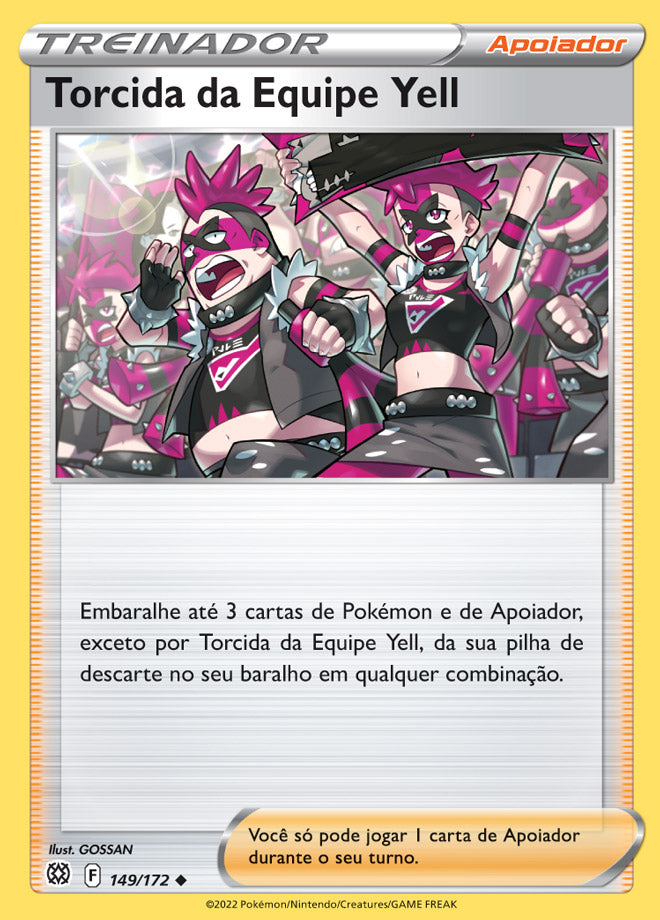 Torcida da Equipe Yell - Pokémon TCG - MoxLand