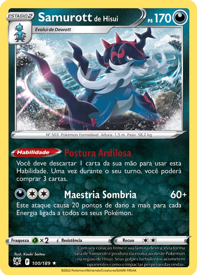 Samurott de Hisui - Pokémon TCG - MoxLand