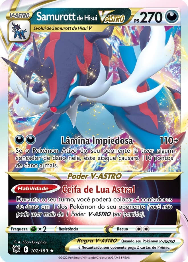 Samurott de Hisui V-ASTRO - Pokémon TCG - MoxLand