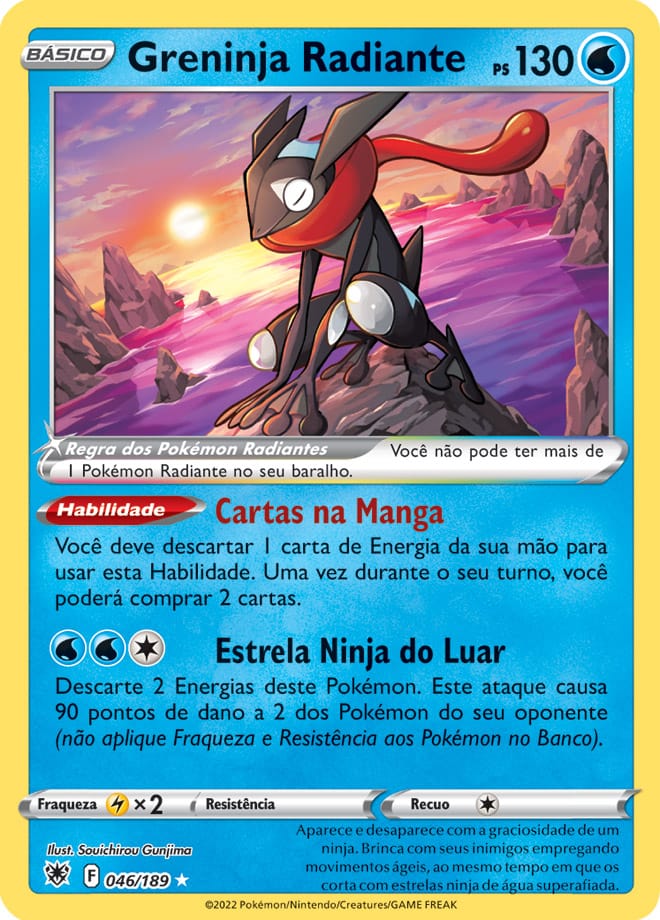 Greninja Radiante - Pokémon TCG - MoxLand