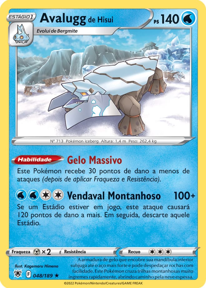 Avalugg de Hisui - Pokémon TCG - MoxLand