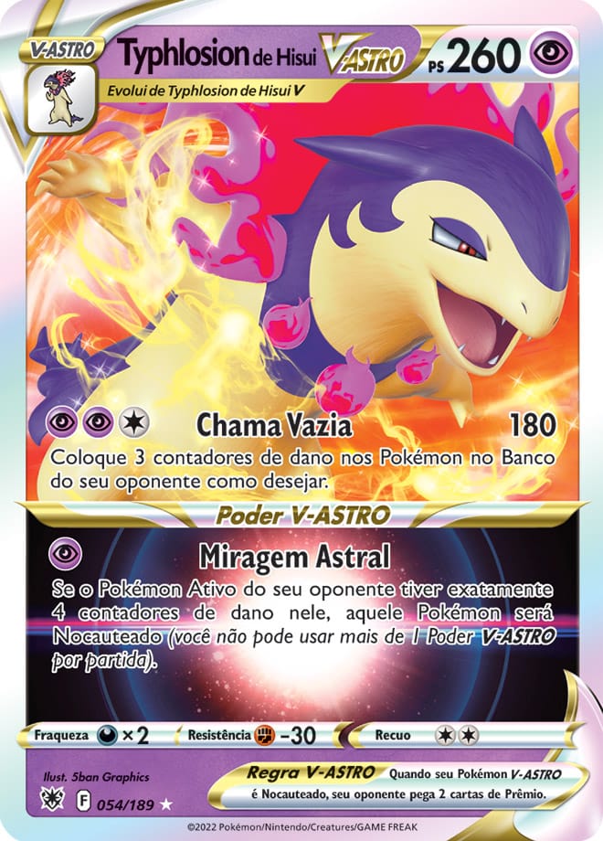 Typhlosion de Hisui V-ASTRO - Pokémon TCG - MoxLand