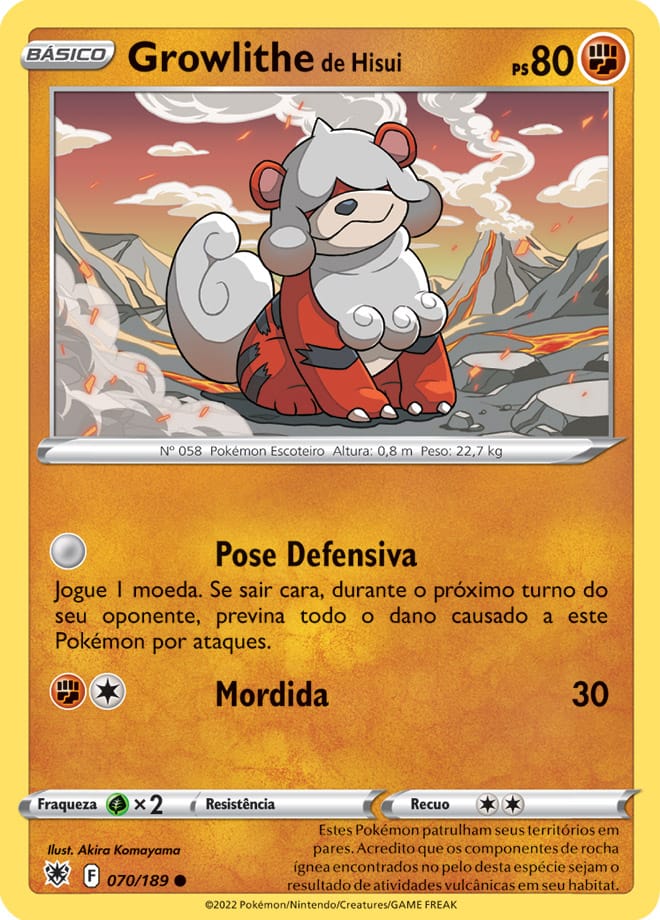 Growlithe de Hisui - Pokémon TCG - MoxLand