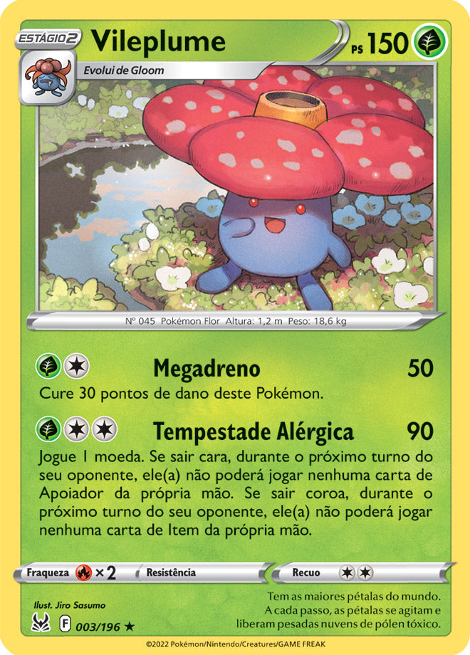 vileplume: características, ataques e estatísticas