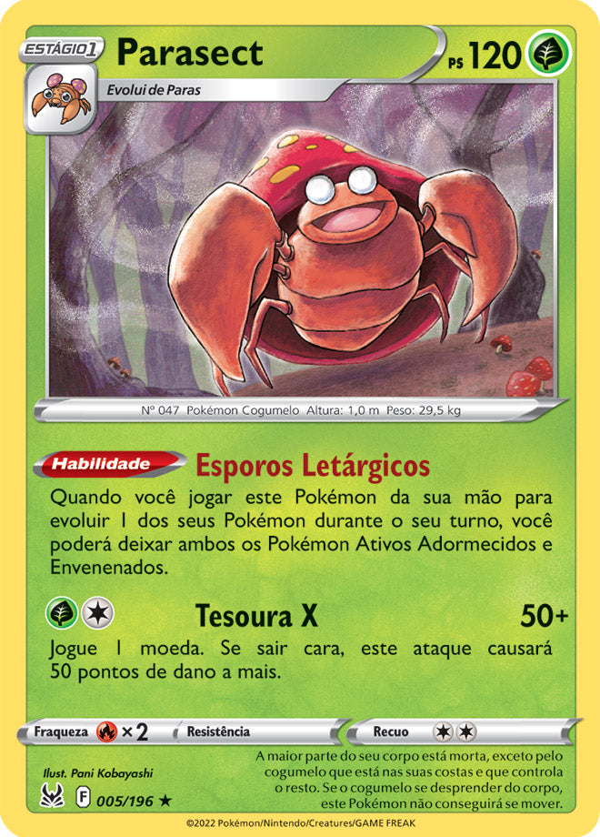 Parasect - Pokémon TCG - MoxLand