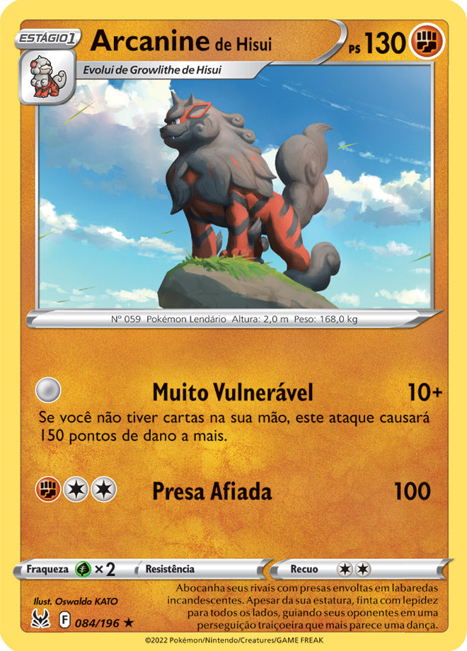 Arcanine de Hisui - Pokémon TCG - MoxLand