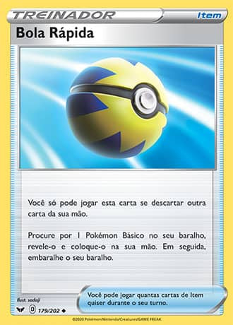 Bola Rápida - Pokémon TCG - MoxLand