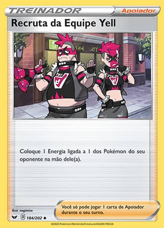 Recruta da Equipe Yell - Pokémon TCG - MoxLand